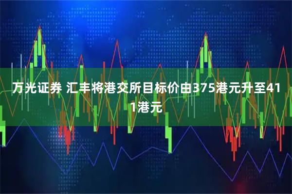 万光证券 汇丰将港交所目标价由375港元升至411港元