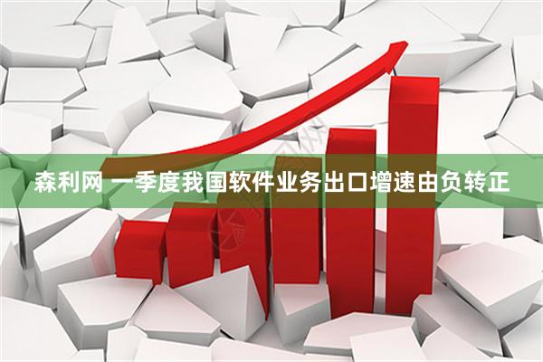 森利网 一季度我国软件业务出口增速由负转正