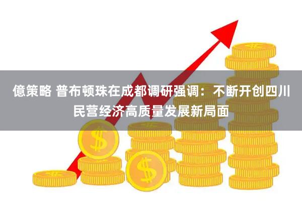 億策略 普布顿珠在成都调研强调：不断开创四川民营经济高质量发展新局面